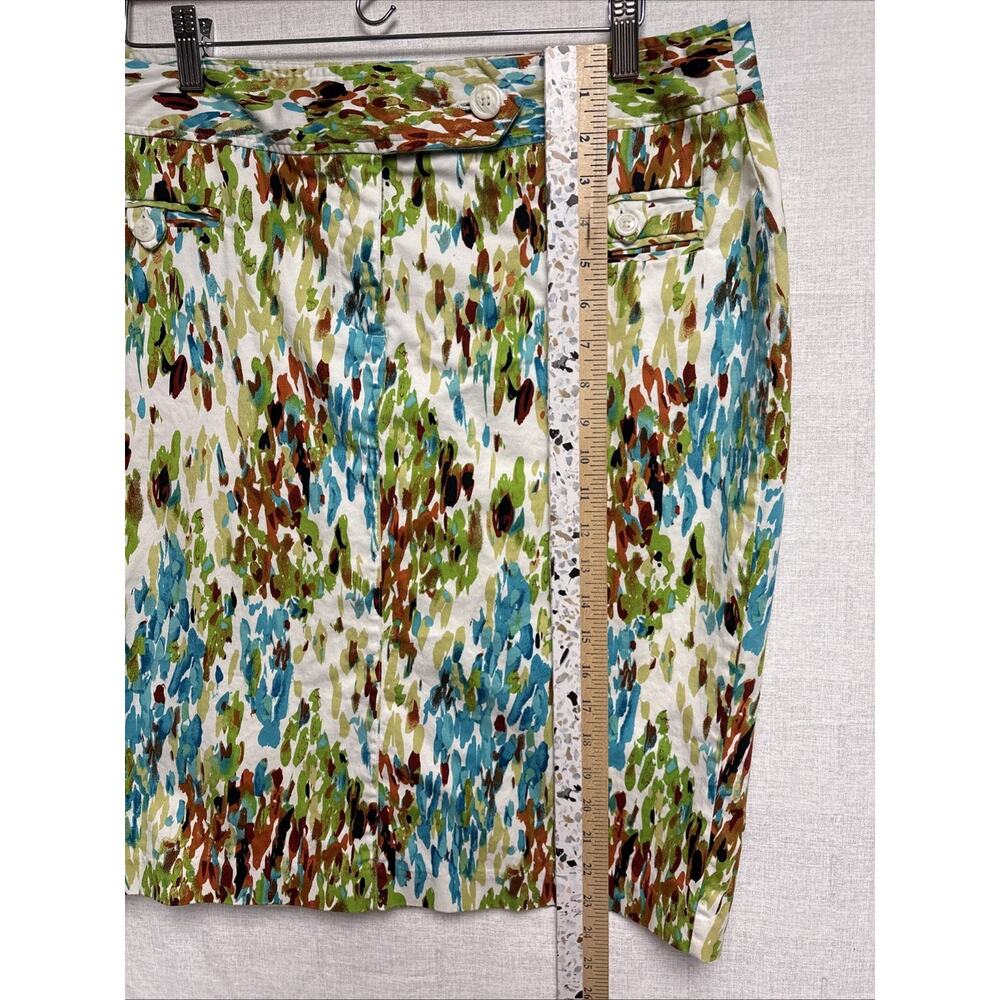 DFA New York 2 Pc Blue Ruffled Top & Multicolor Skirt - Size 14 - Picture 13 of 16